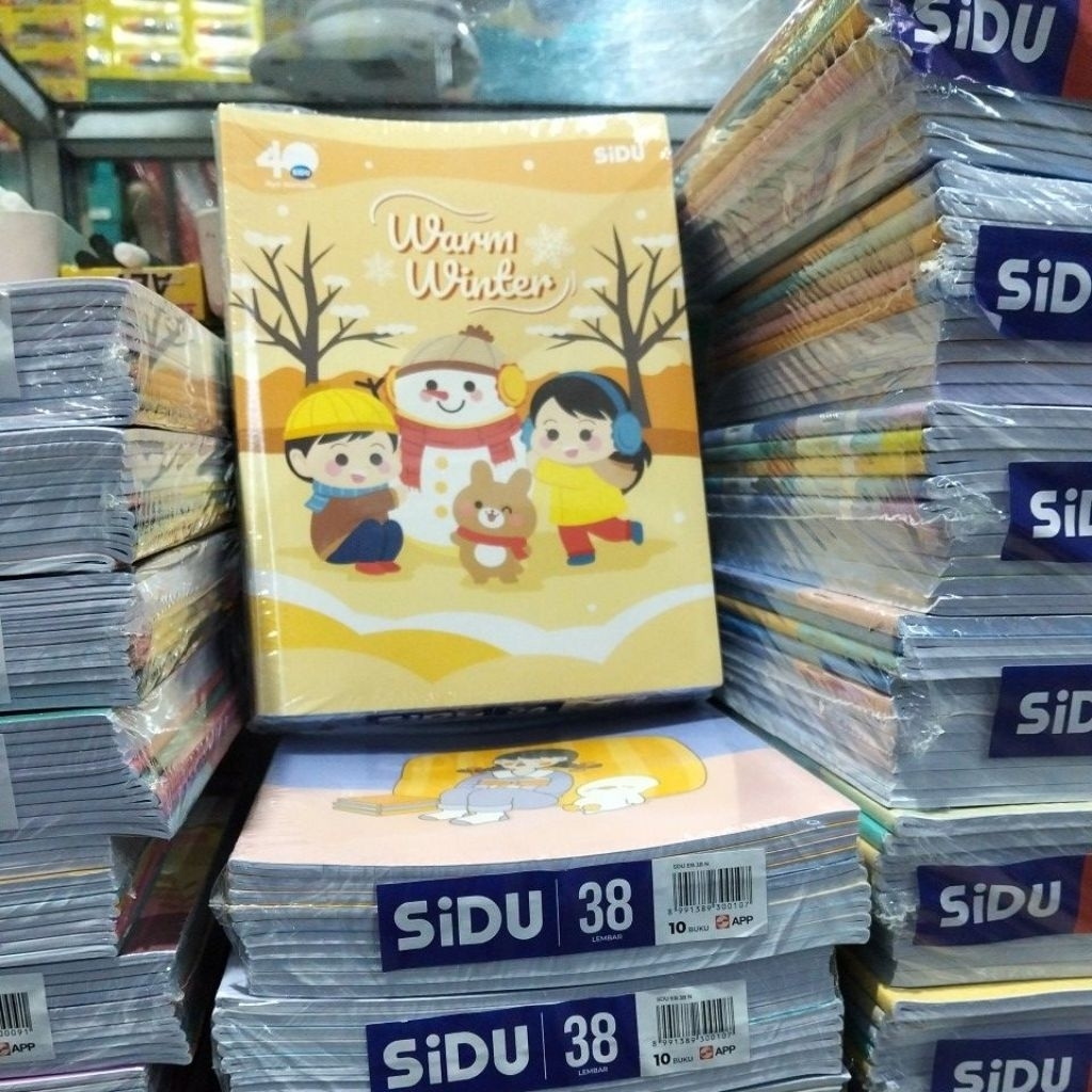 

bukutulis sidu isi 38(10 buku)+ballpoint (1pcs)