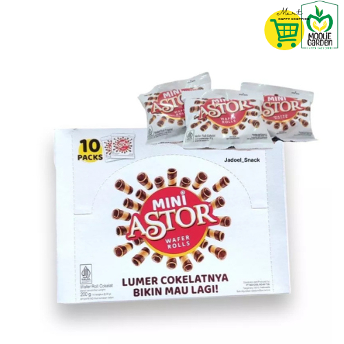 

MINI ASTOR PER BOX 200 GR ISI 10 BUNGKUS X 20 GR/WAFER MINI ASTOR ROOLS 200 GR ISI 10 BUNGKUS
