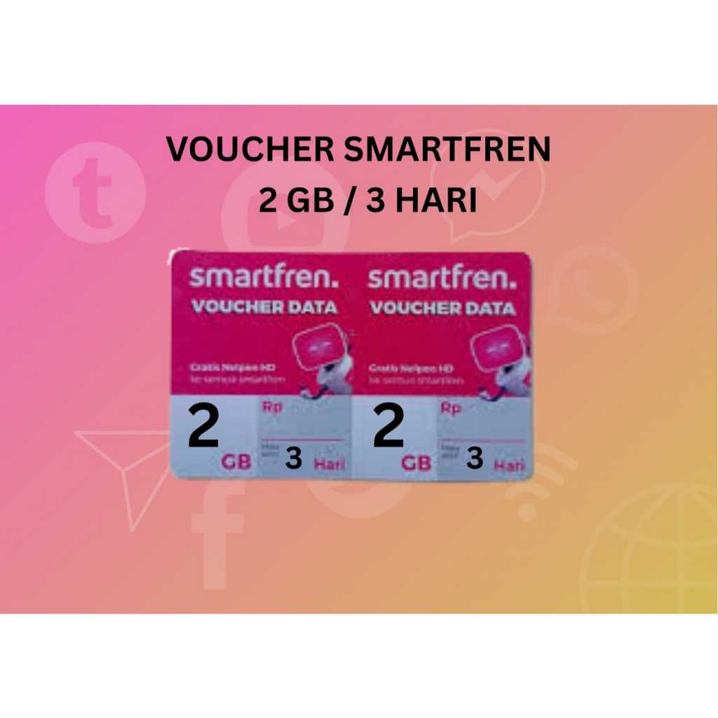 voucher kuota Smartfren 2GB / 3 Hari