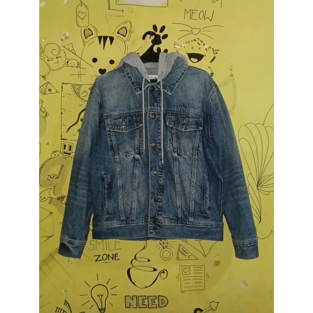 Celine Paris Denim Jacket Blue