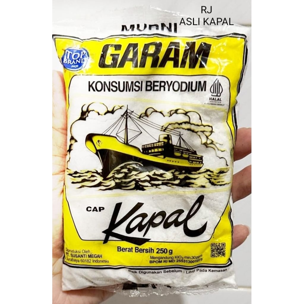 

garam kapal asli 250gr promo