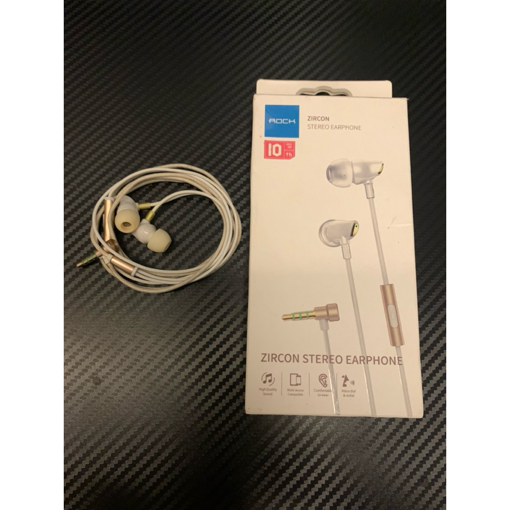 Earphone Rock Zircon barang relik kondisi baik