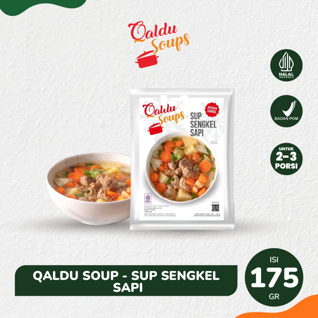 

QALDU SOUP - SUP SENGKEL SAPI 175GR