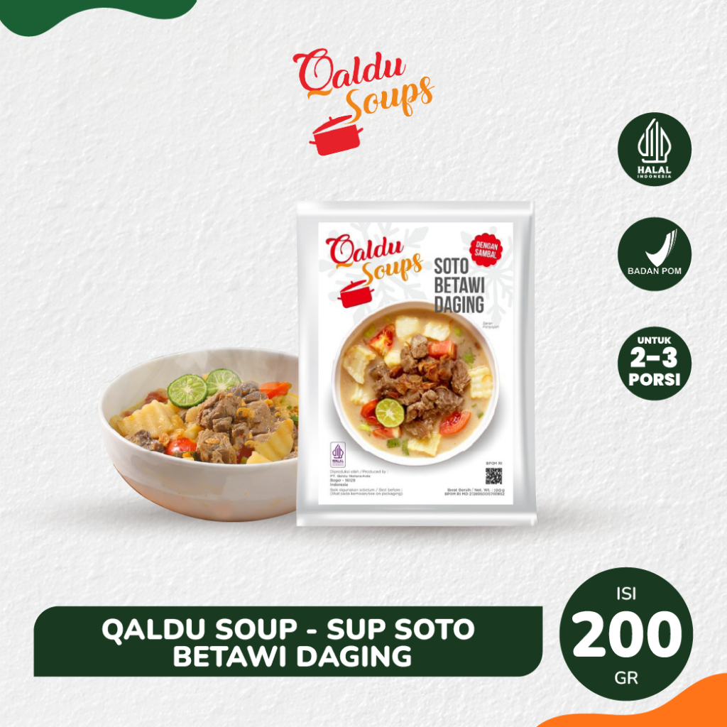 

QALDU SOUP - SUP SOTO BETAWI DAGING 200GR