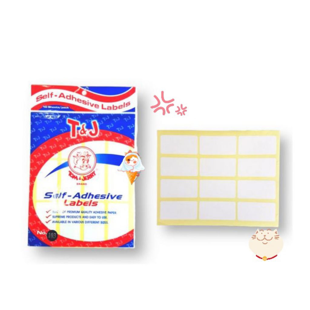 

LABEL NAMA Tom & Jerry | Label Nama Serbaguna No. 103 / No. 99 | Stiker Sekolah / Label Barang