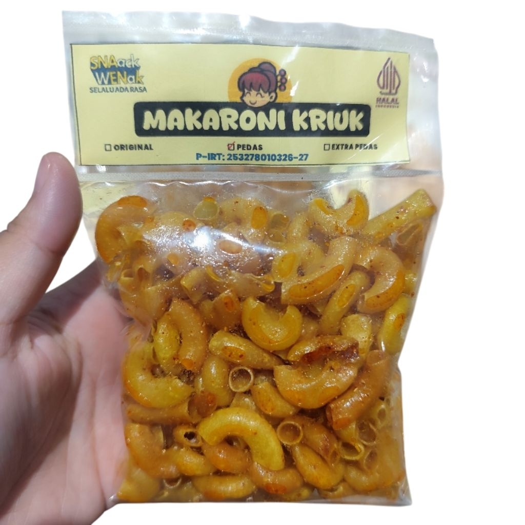 

MAKARONI KRIUK 50 GRAM (Baca Deskripsi ya ka)