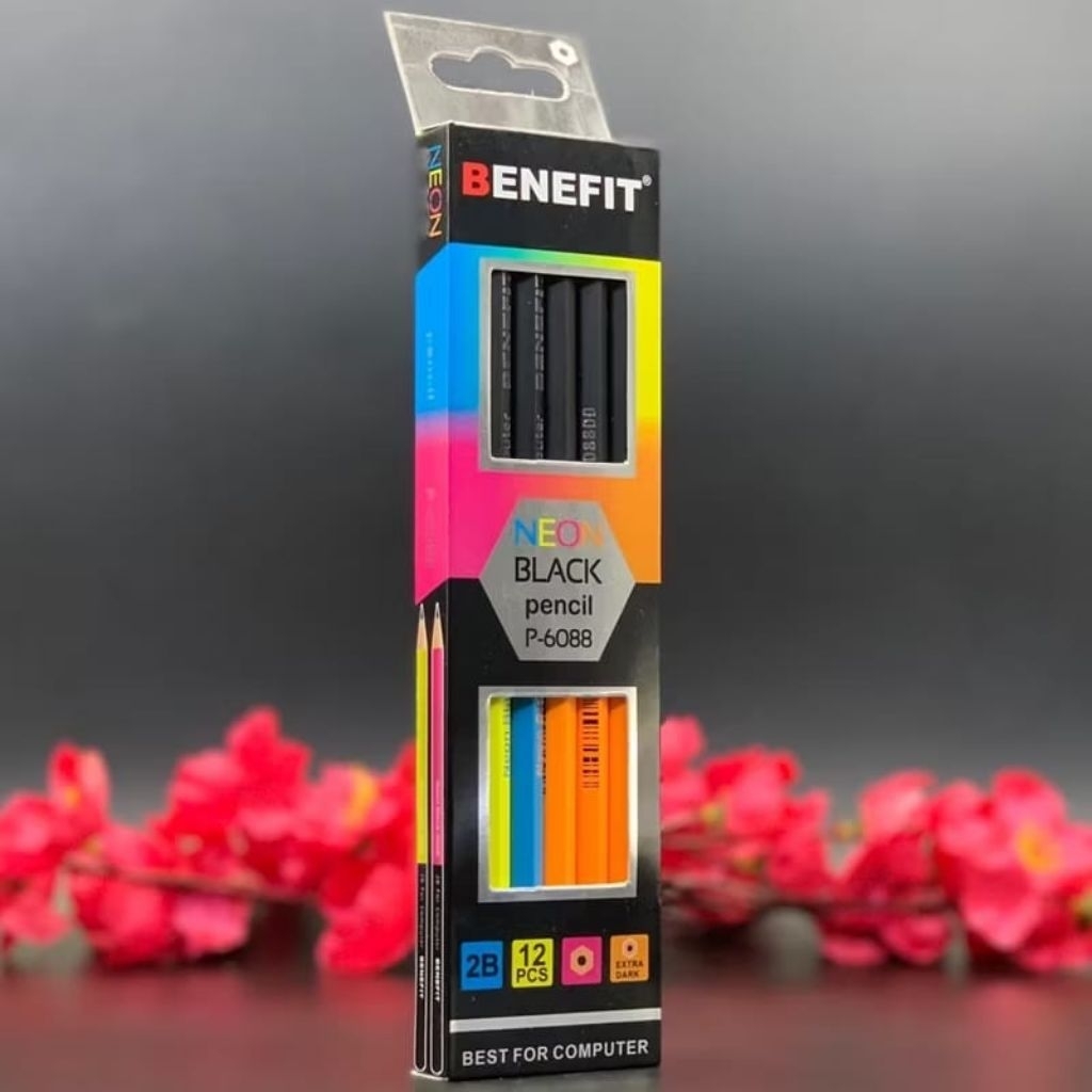 

PENSIL 2B NEON BLACK BENEFIT P-6088