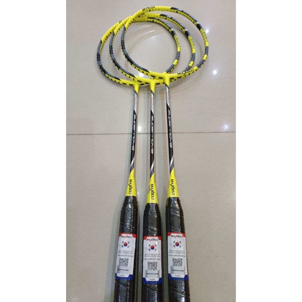 RAKET BADMINTON MAXBOLT SUPERNOVA 35 LBS ORIGINAL FREE SENAR