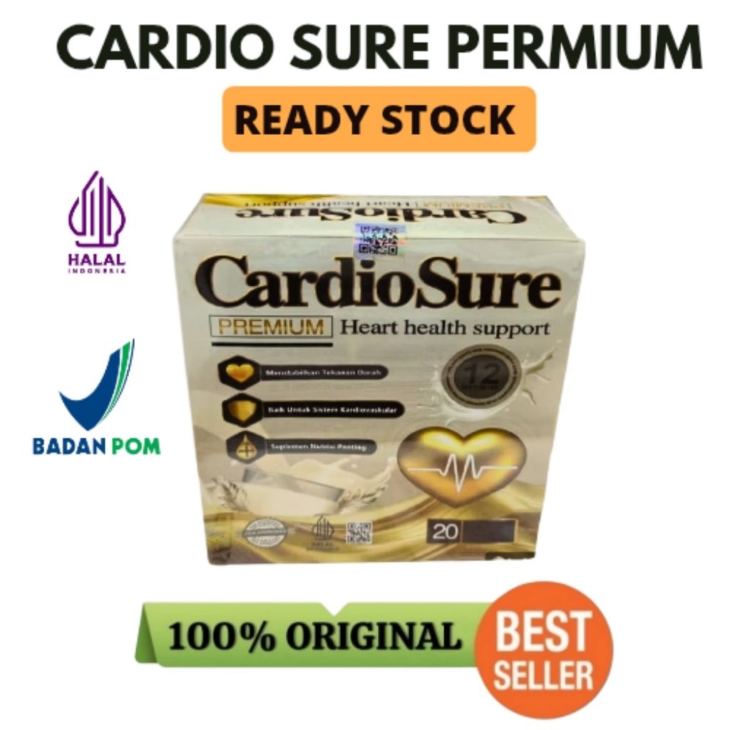 

CARDIOSURE SUSU Untuk Kolestrol dan Hipertensi | Cardio Sure (100% Herbal) Bpom