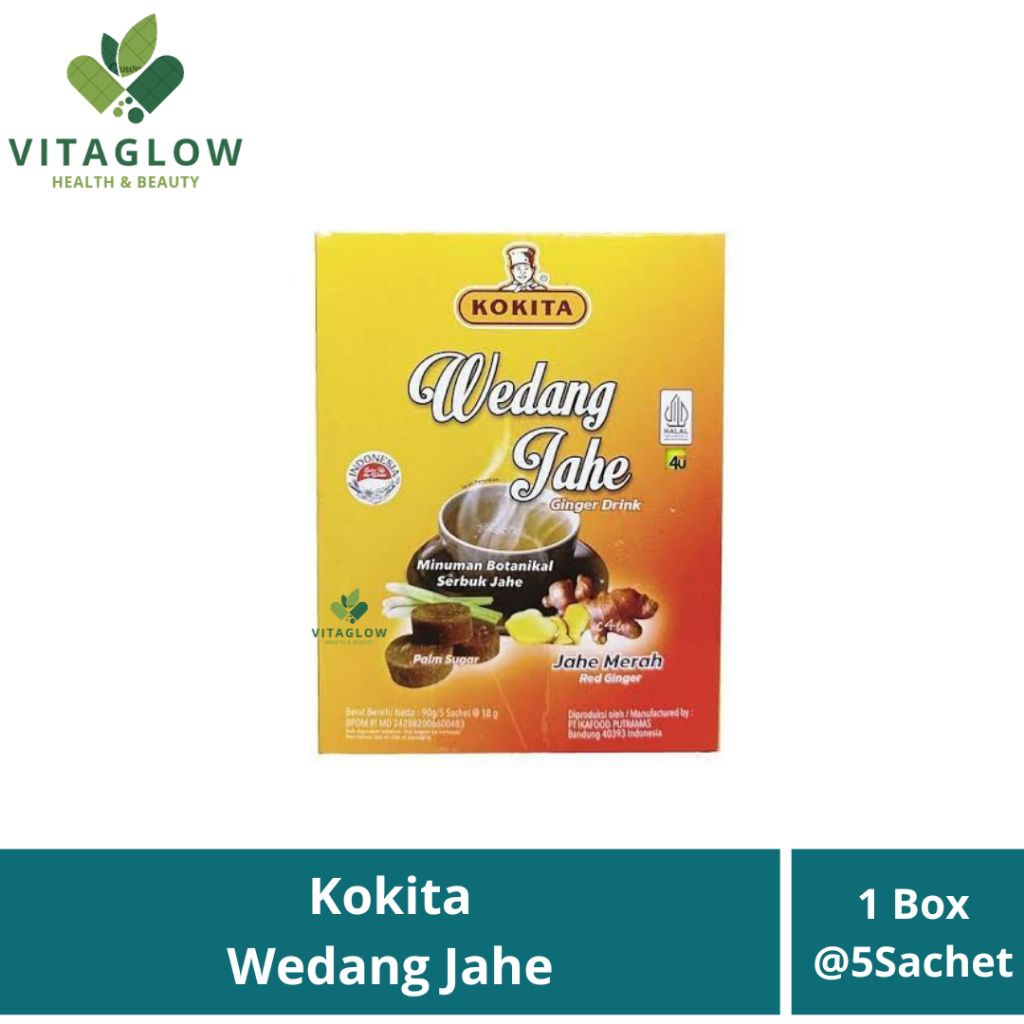 

Kokita Wedang Jahe 1 Box @5Sachet