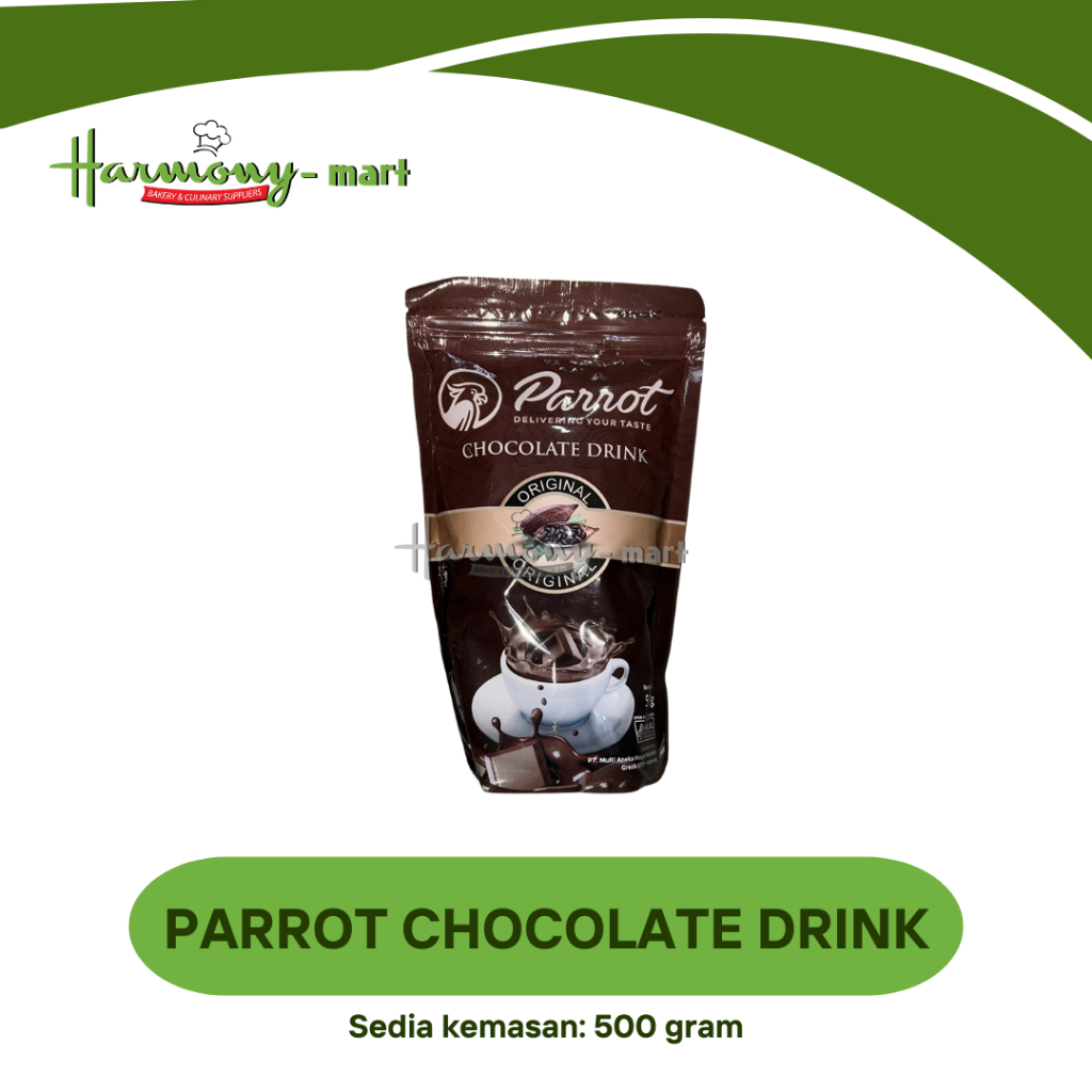 PARROT Chocolate Drink Original / Minuman Coklat Bubuk - 500g