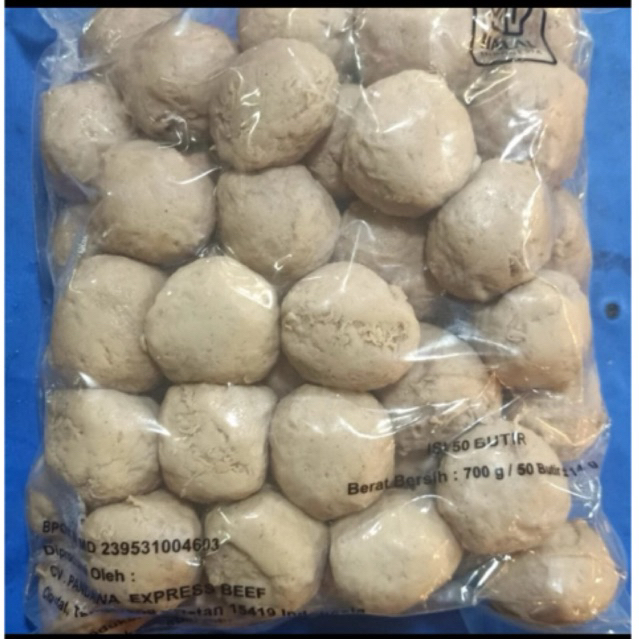 

Bakso daging sapi salsa isi 50