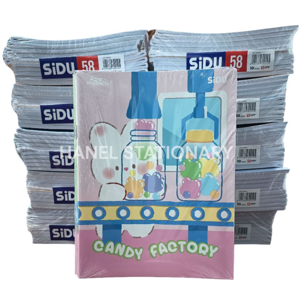 

1 Pack Buku Tulis SIDU 58 LEMBAR isi 10 Buku
