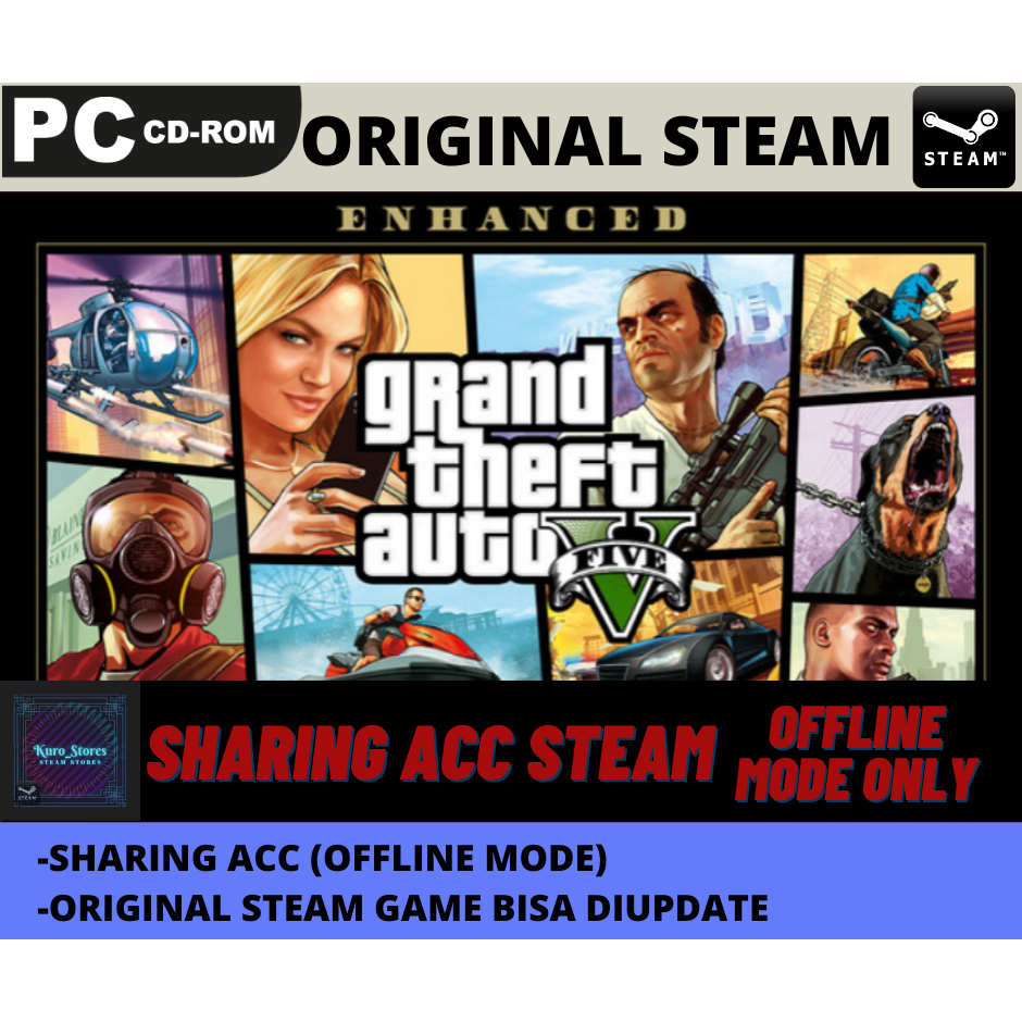 Grand Theft Auto V / GTA 5 PC Game Sharing Original