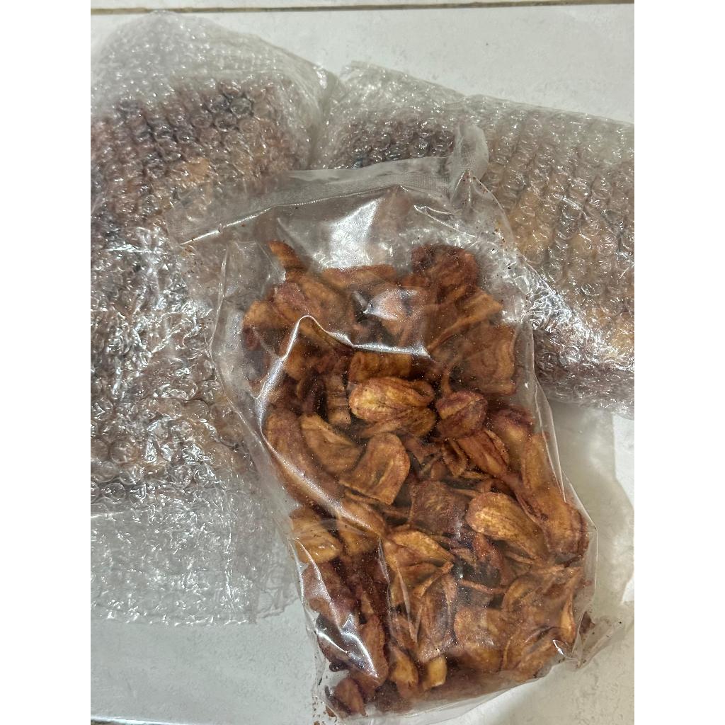 

Kripik Sale Pisang Kering Manis Renyah Tanpa Gula Kriuk Cemilan Snack Salai Pisang