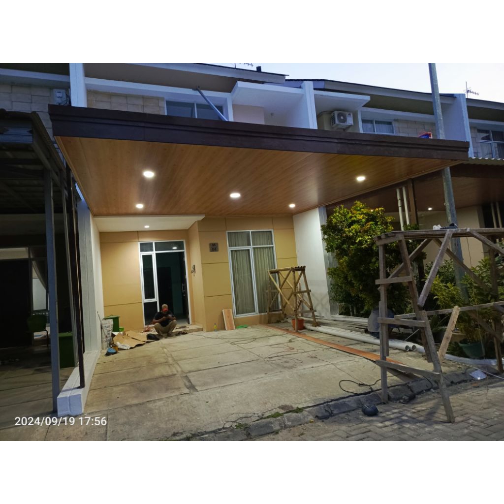 kanopi moderen kanopi kombinasi plafon pvc