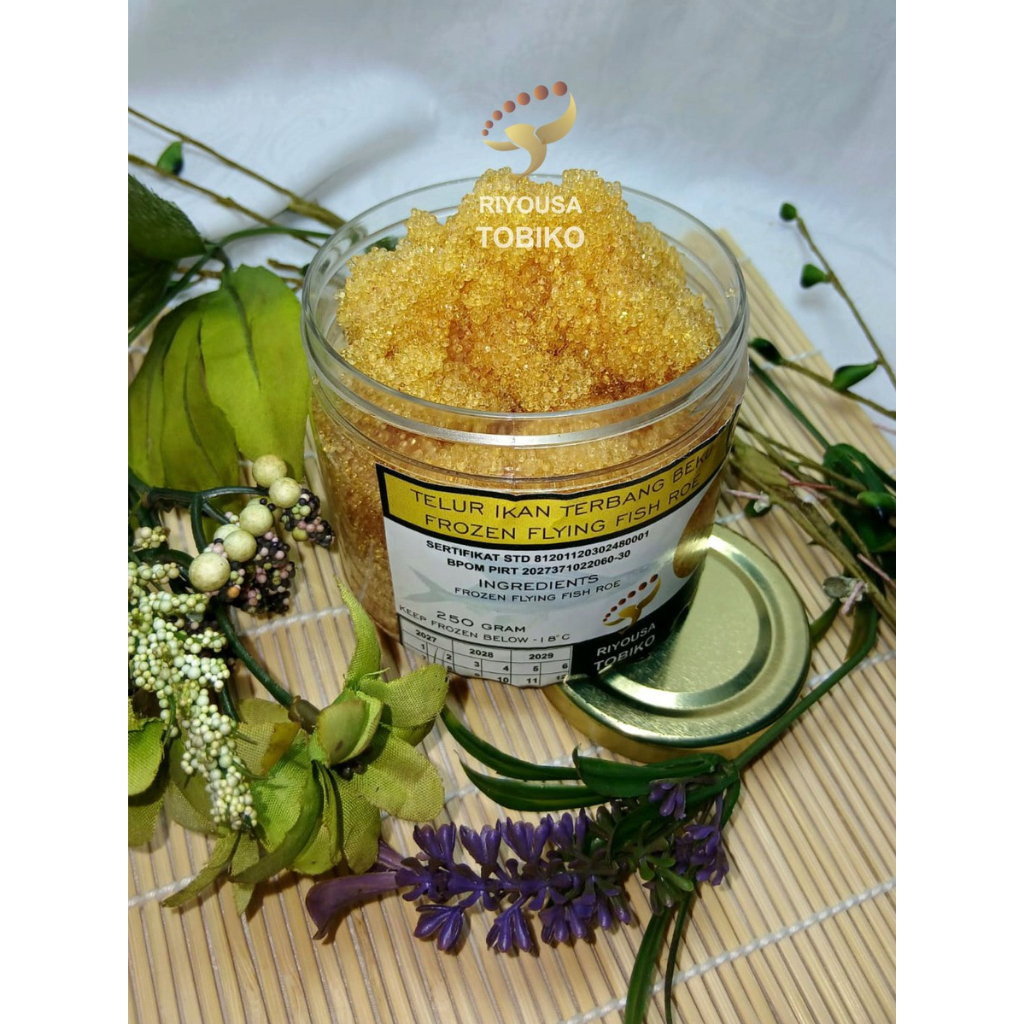 

TELUR IKAN TERBANG SERAT FROZEN PREMIUM 250 gram