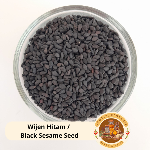 

Wijen hitam sangrai / black sesame seed