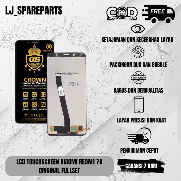 LCD TOUCHSCREEN XIAOMI REDMI 7A FULLSET COMPLETE ORIGINAL 100%