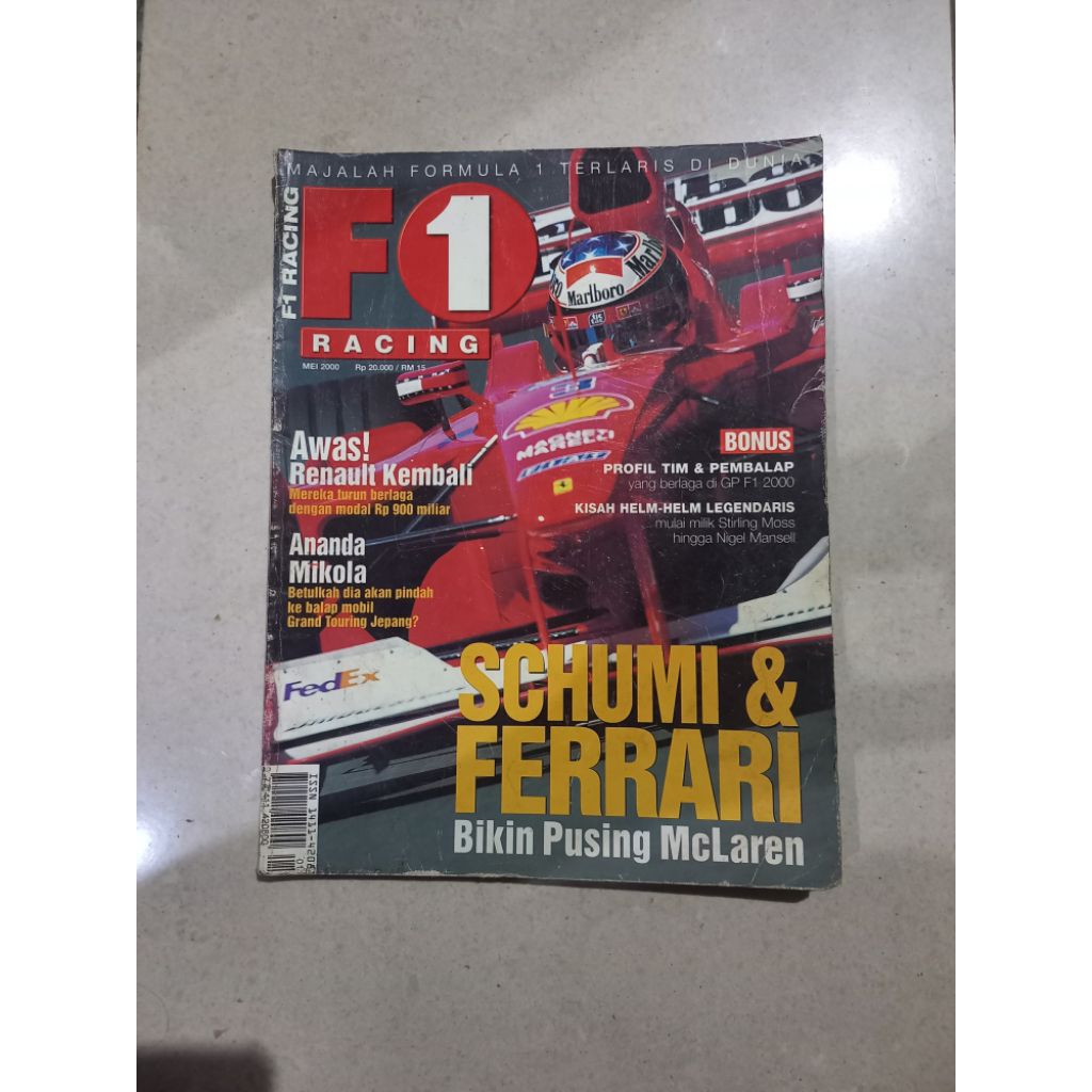 majalah F1 racing, mei 2000