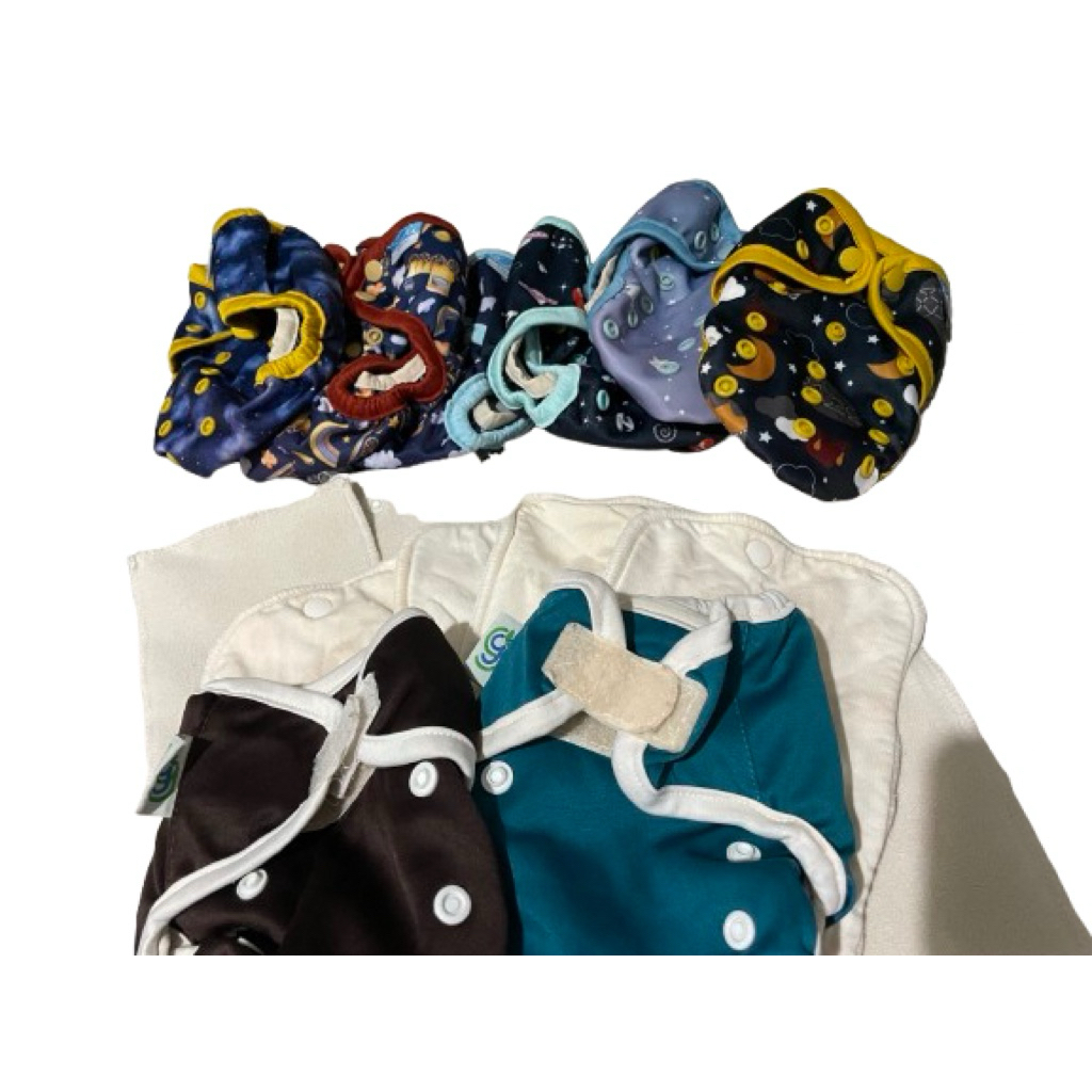 Preloved Sobi Newborn Bamboo Clodi Diaper Cover Organik