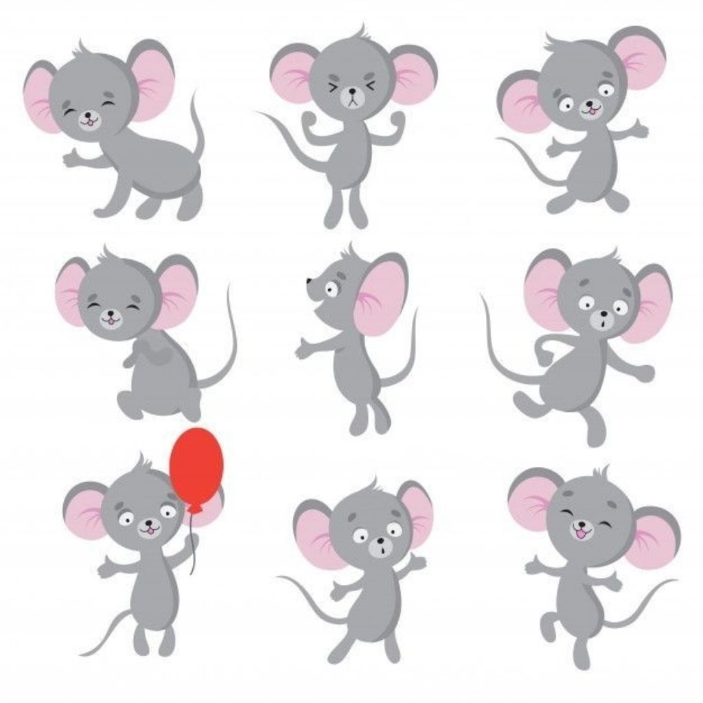 

IHANALICIOUS Butter Cookies tema Tikus Mouse Little Mice (kukis hias karakter)