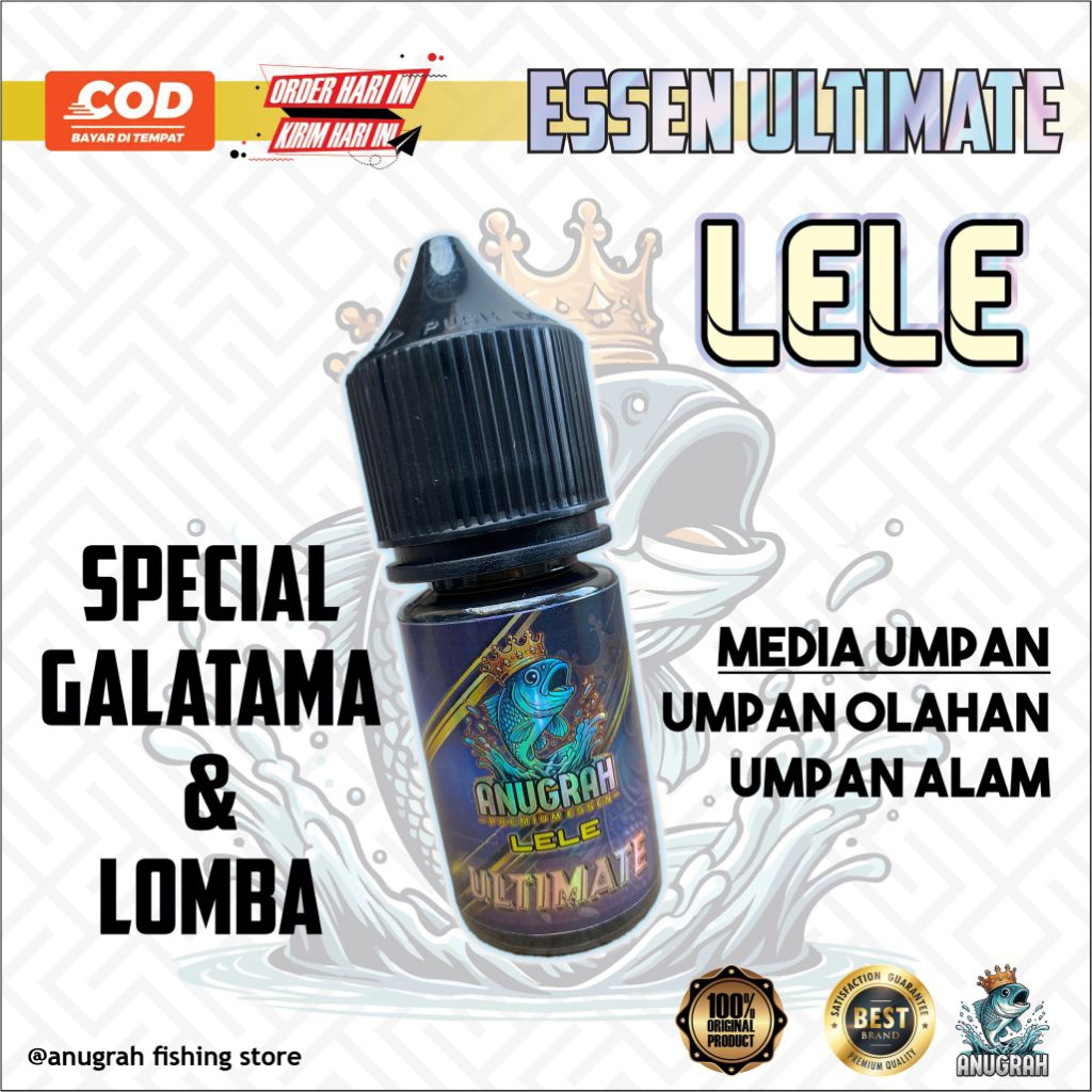 essen oplosan ikan lele, edisi spesial untuk Galatama/Lomba. hanya untuk umpan cacing merah, posfor 