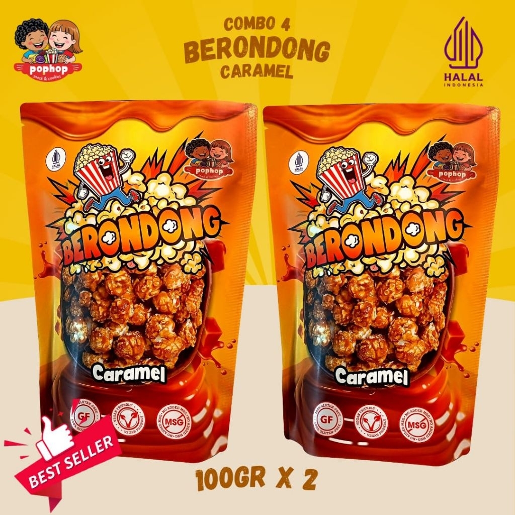 

Combo 4 (Duo Caramel) - Duo Caramel Popcorn Camilan Crispy Popcorn Jamur