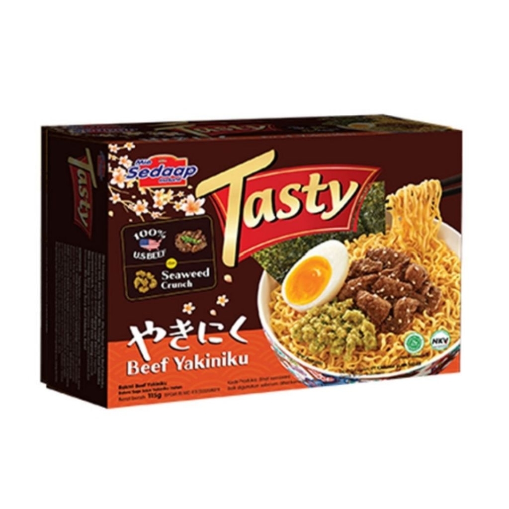 

Sedaap Mie Tasty Bakmi Ayam Beef Yakiniku 115Gr
