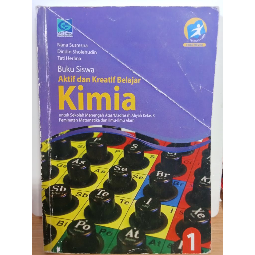 Buku Pelajaran KIMIA GRAFINDO kelas 10 SMA Kurikulum 2013 Revisi