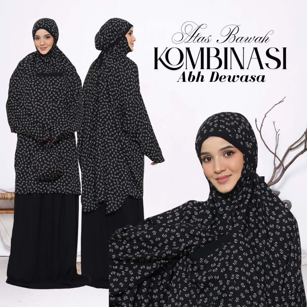 Mukena abb atas bawah hadramaut berlengan