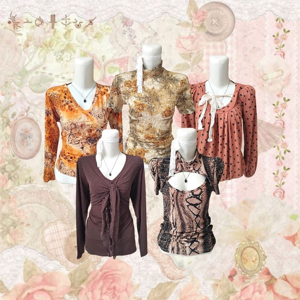 Ribbown's 14th batch, coquette, blouse, victorian, vintage, grunge, milkmaid