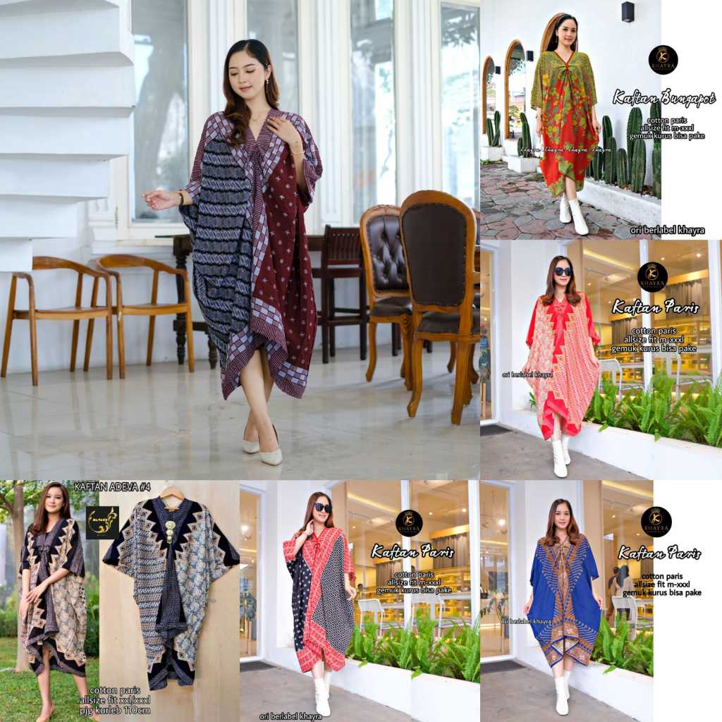 DRESS BATIK KAFTAN MODANG ADEVA / Kaftan Terbaru / Kaftan Batik Premium / Baju kondangan