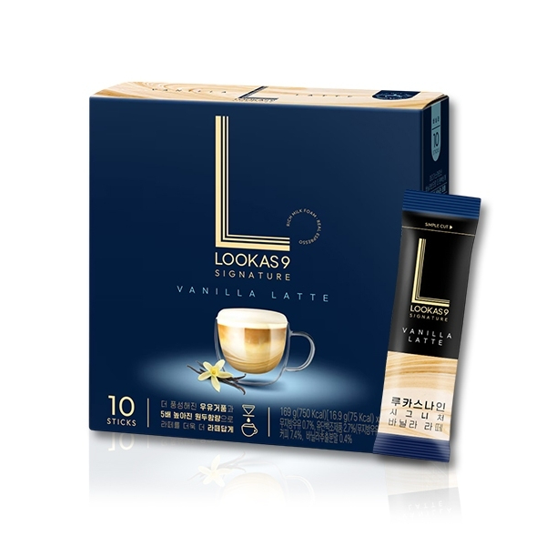 

Lucas9 Signature Vanilla Latte / Minuman Serbuk Kopi Krimer 10 Stick 169 Gr