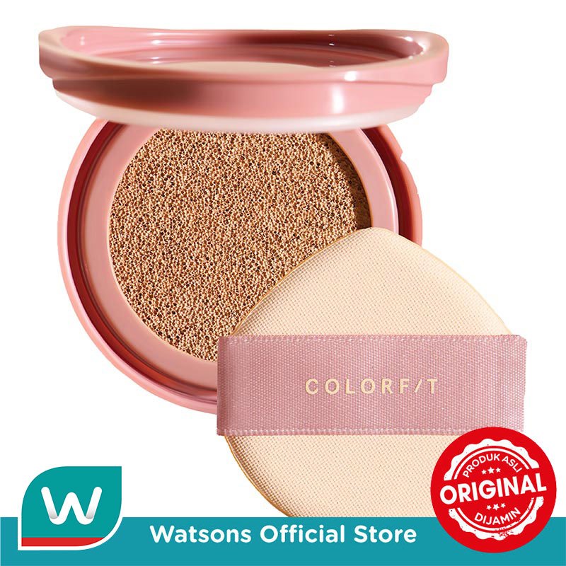 Wardah Refill Colorfit Perfect Glow Cushion 21C Shell 15g - Tahan Lama Hingga 12 Jam Dilengkapi SPF 