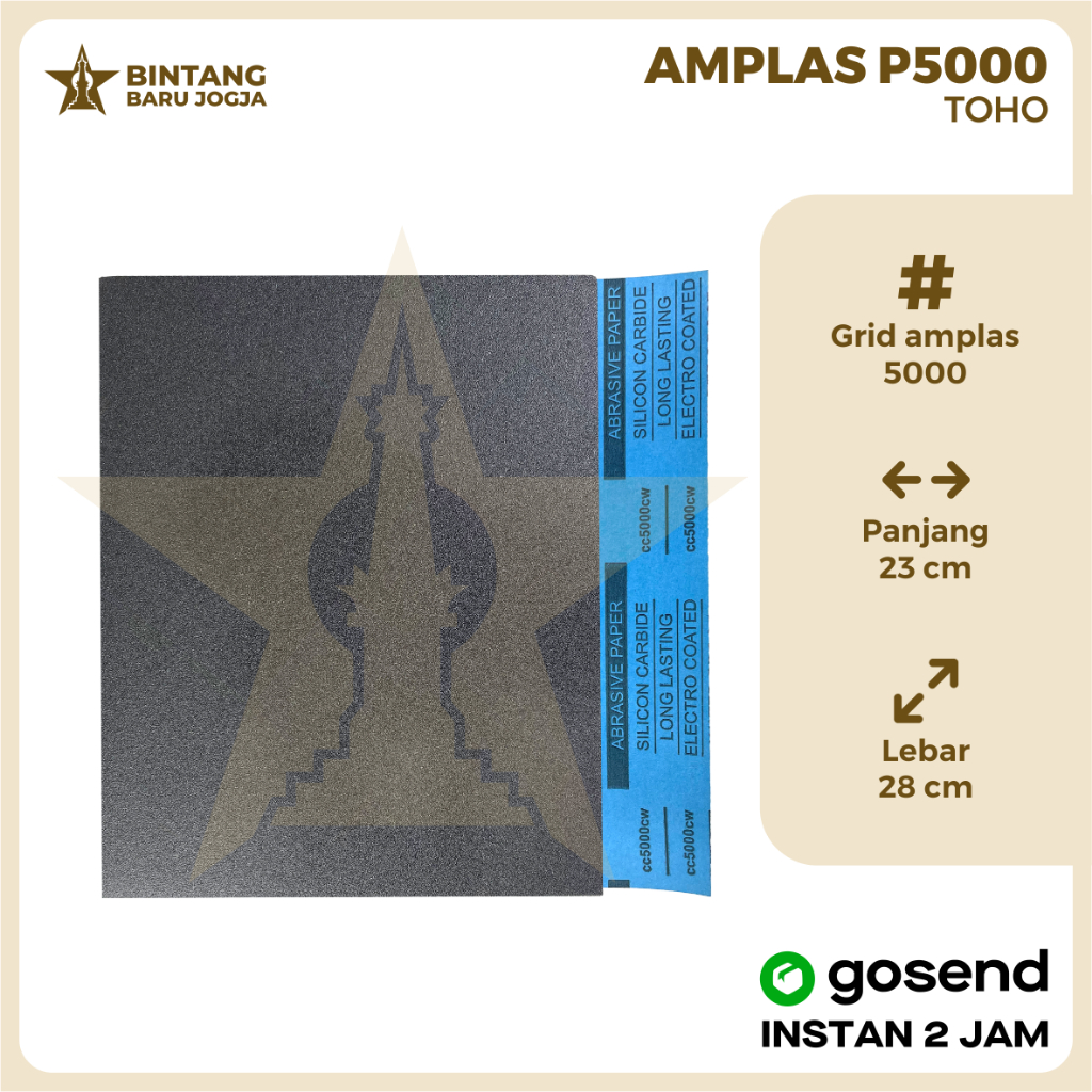 TOHO Amplas Kertas Gosok grit 5000
