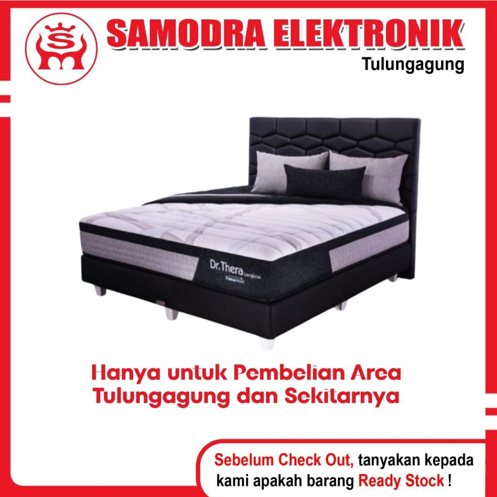 SpringBed THERAPEDIC Dr.Thera Backsense Hourglass Series Set Divan+Headboard 160x200 | Kasur | Tempa