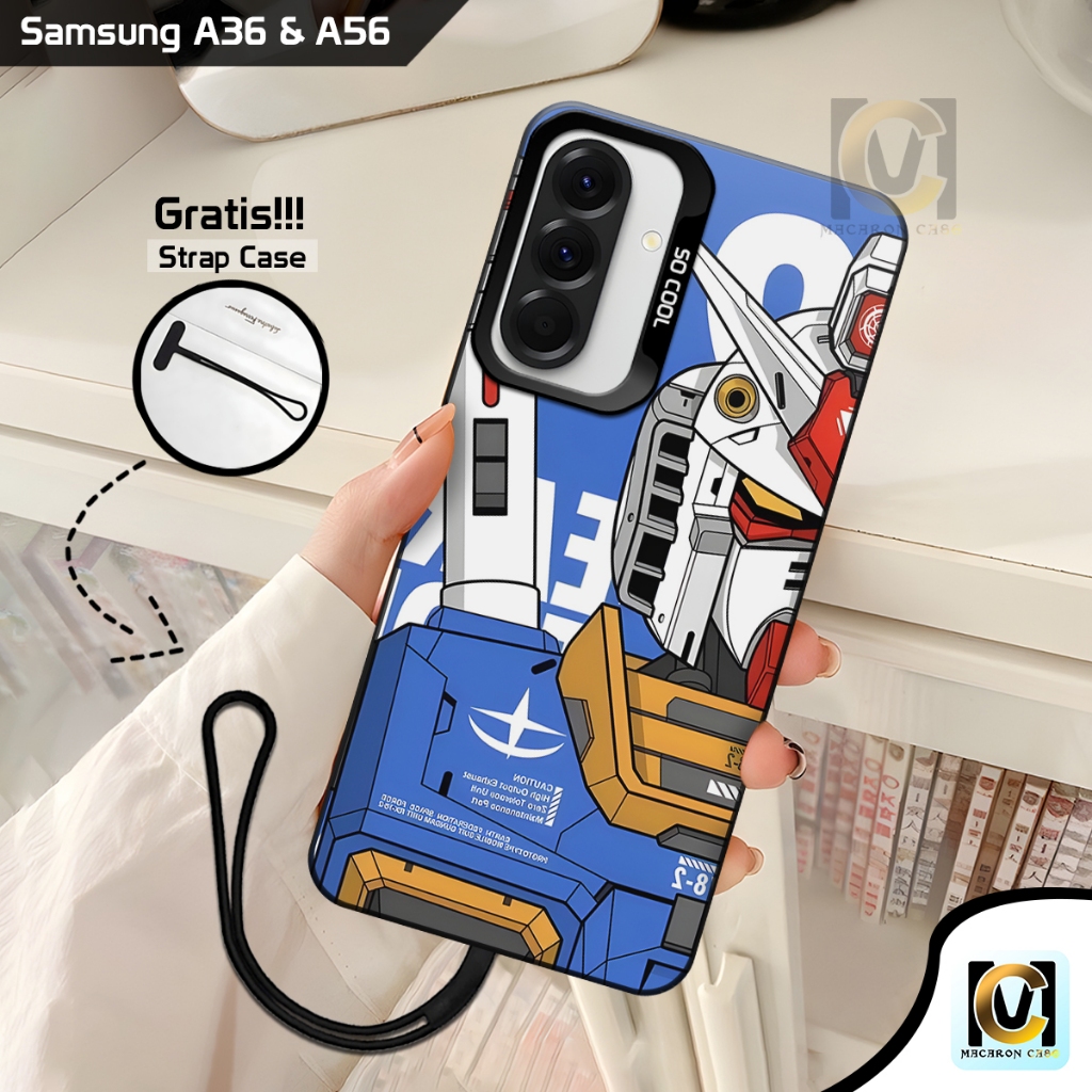 Case So Cool Samsung A36 5G  & Samsung A56 5G Terbaru 2025 Motif gundam | Softcase Samsung A56 5G & 