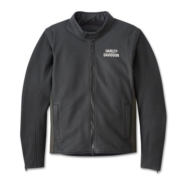 JACKET HARLEY-DAVIDSON MEN'S ORACLE LEATHER BLACK WATERPROOF