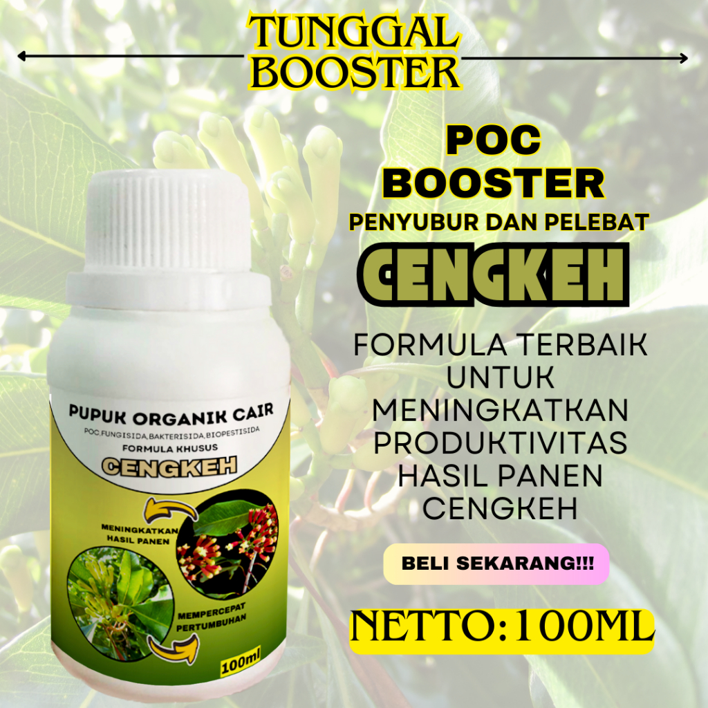 Pupuk Organik cair Tanaman Cengkeh/Pupuk cengkeh/Pupuk Penyubur dan Perangsang Cengkeh/Pupuk agar Bu