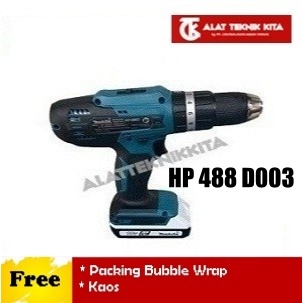 MAKITA HP488D003 bor tangan baterai HP 488 D003 cordless hammer drill