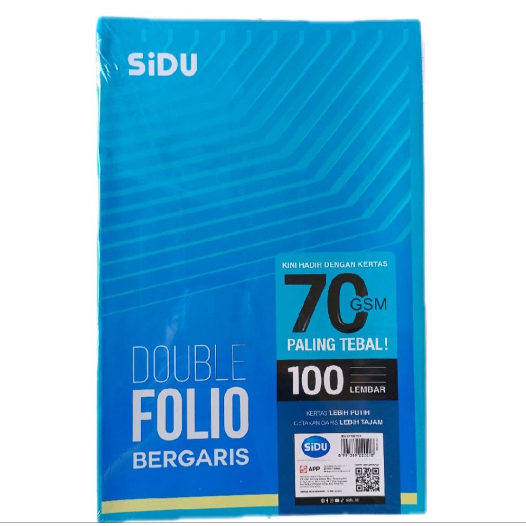 

Double Folio Sinar Dunia 100 Lembar