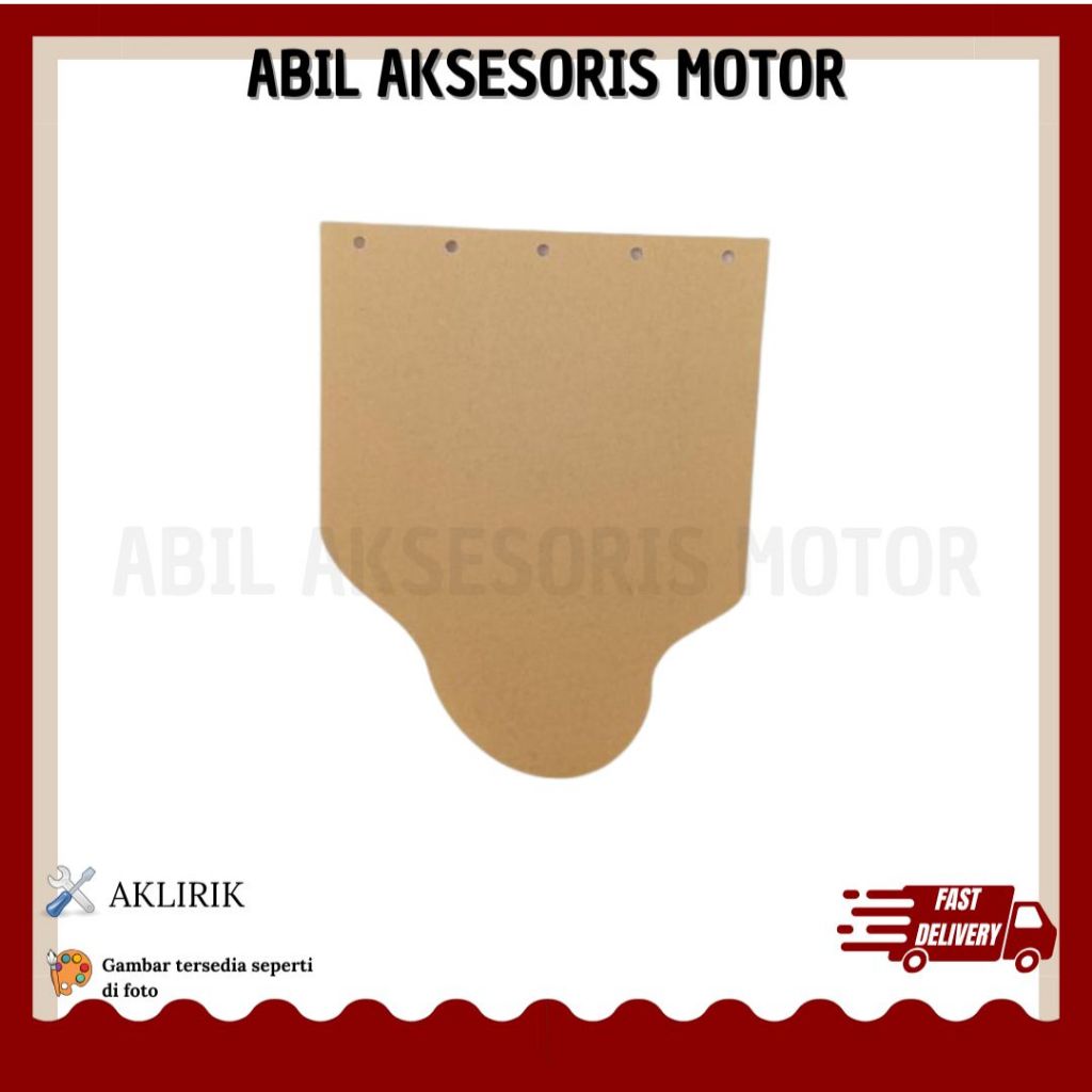 MUDFLAP AKRILIK BEAT DELUXE / BEAT STREET NEW 2020 -2023 BEAT NEW