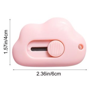 

PBA Mini Cutter Mini Bentuk Awan/dolphin/pinguin Lucu Pisau Pemotong Kertas Ukuran Mini