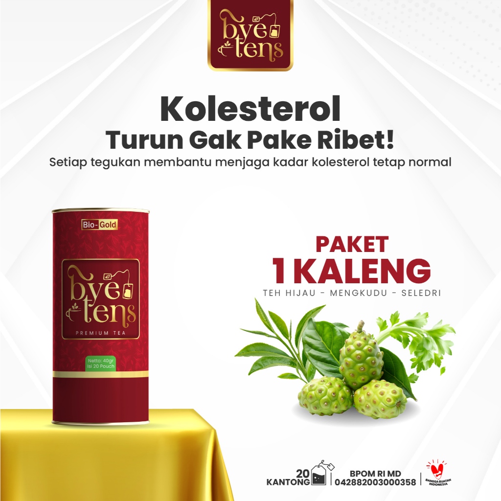 

Bye Tens - Premium Tea Herbal Alami Membantu Mengatasi Tekanan Darah Tinggi Hipertensi