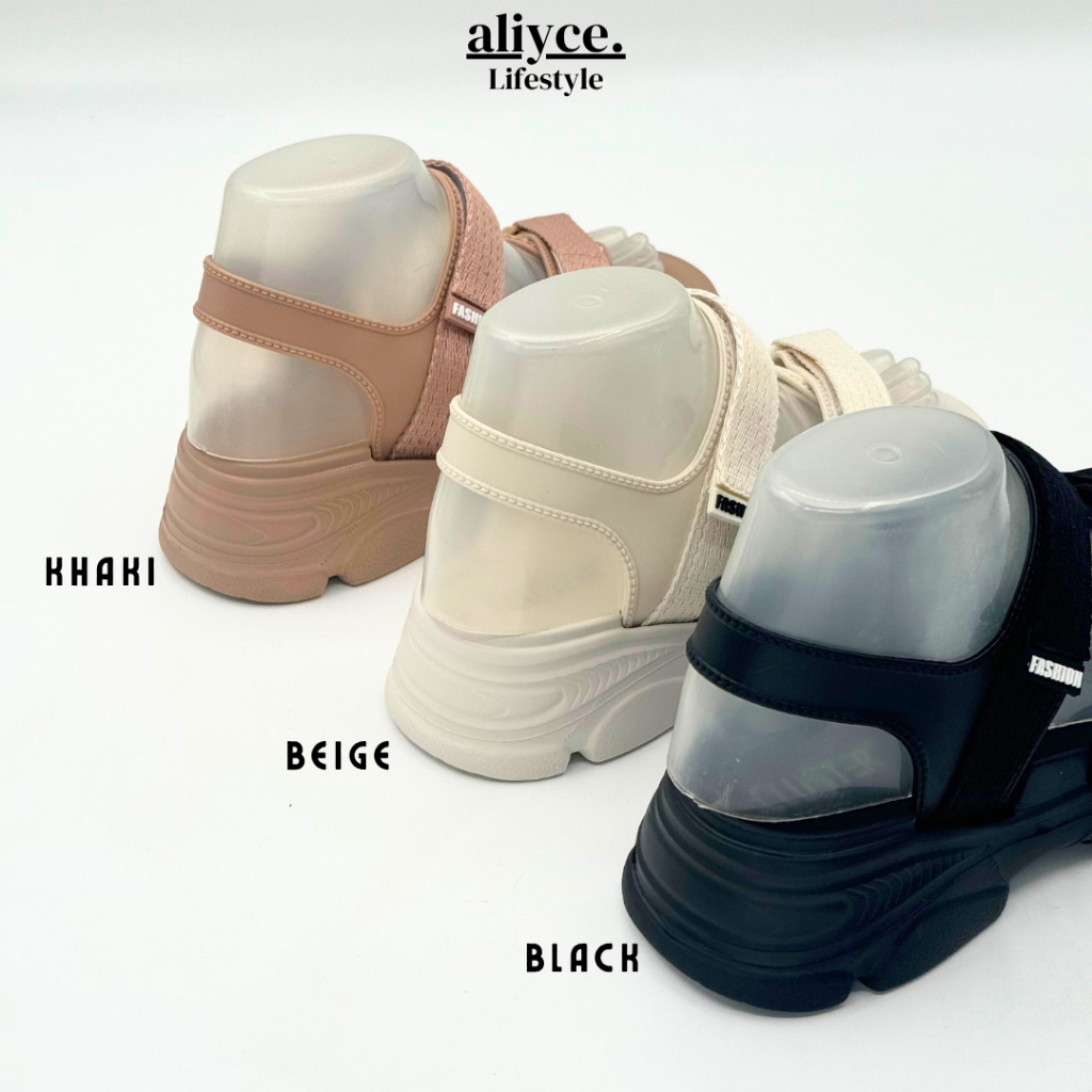 Diskont Athena - Sepatu Sandal Gunung Pria Wanita Slip On Velco Fashion Trendy