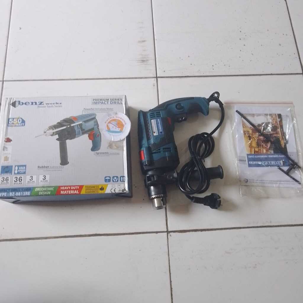 Benz Impact Drill/Mesin Bor 13mm BZ-8813RE