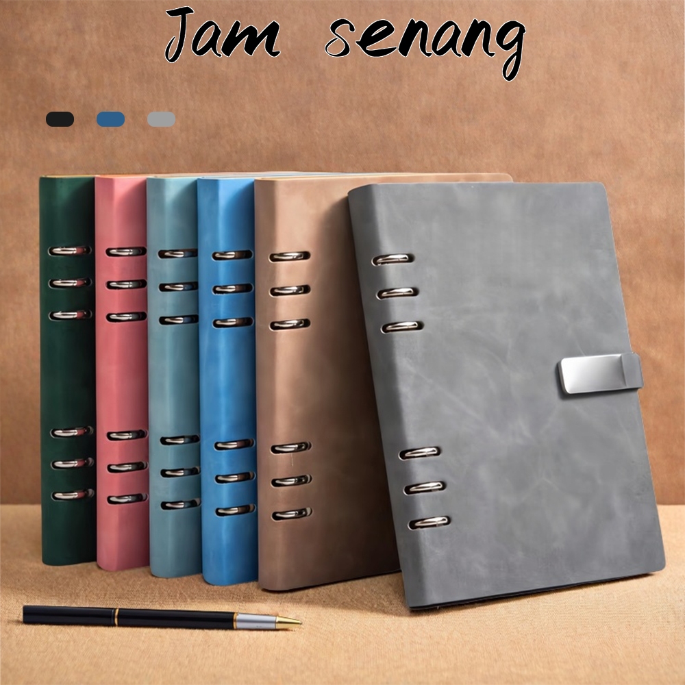 

Permukaan Kulit Tebal Tahan Air Buku Catatan yang Dapat Dilepas Buku Catatan Kantor Siswa Buku Catatan Binder Kertas Isi Tahan Lama