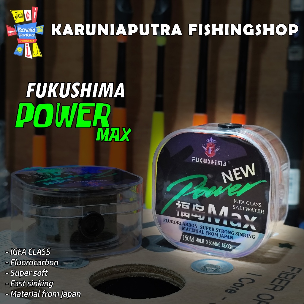 Senar Pancing Fukushima New Power Max 100m 150m Fluorocarbon