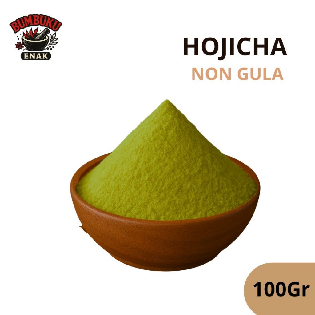 

Bubuk Minuman Rasa Hojicha Non Gula 100gr – Bubuk Minuman Sehat Rasa Teh Panggang Jepang, Cocok untuk Diet & Camilan